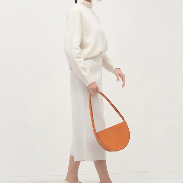 Ladies Leather Handbags Leather Shoulder Bag Purses for Women chic