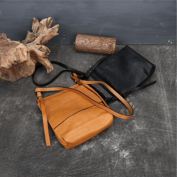Ladies Leather Over The Shoulder Bag Crossbody Side Bags For Women