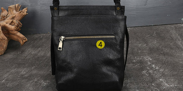 Ladies Leather Over The Shoulder Bag Crossbody Side Bags For Women