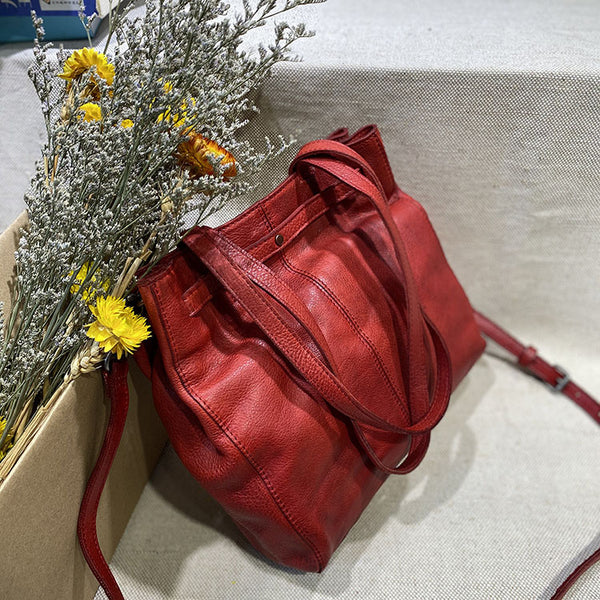 Ladies Leather Over The Shoulder Tote Bag Purse Handbags For Women Cute