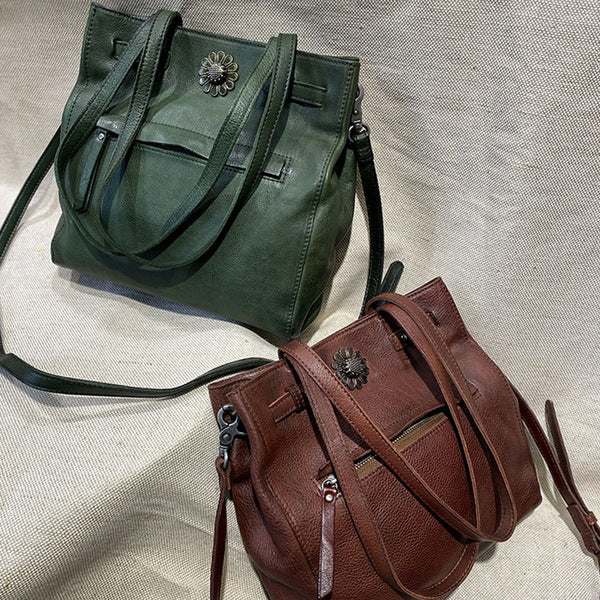 Ladies Leather Over The Shoulder Tote Bag Purse Handbags For Women Durable