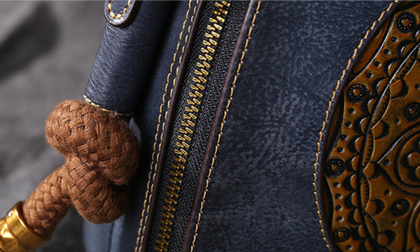 Ladies Embossed Leather Over The Shoulder Handbags Crossbody Sling Bag For Women Chic