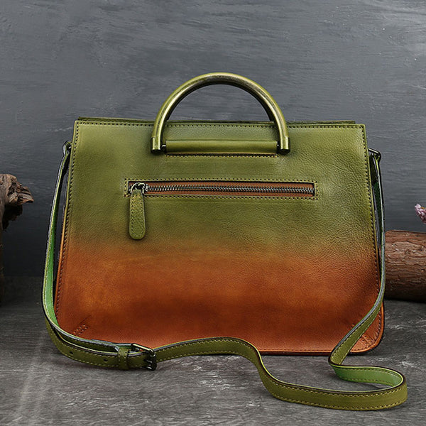 Ladies Lotus Brush OFF Leather Handbags Cross Shoulder Bag For Women Beautiful