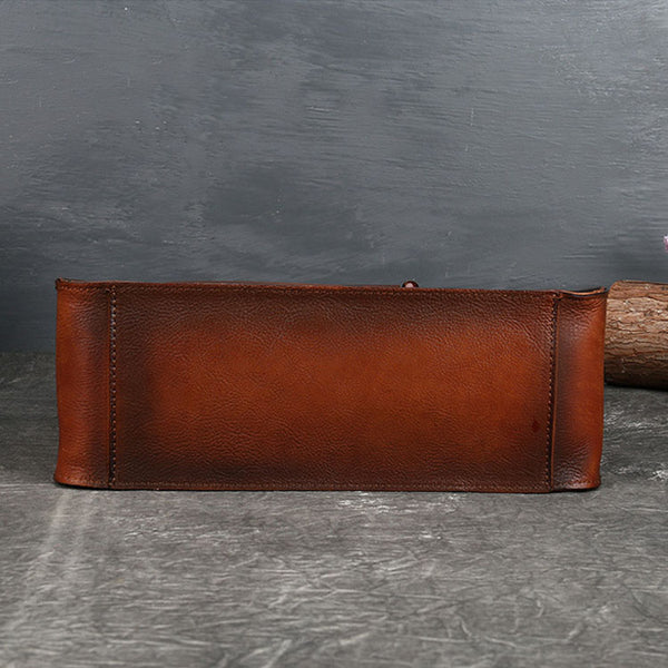 Ladies Lotus Brush OFF Leather Handbags Cross Shoulder Bag For Women Designer