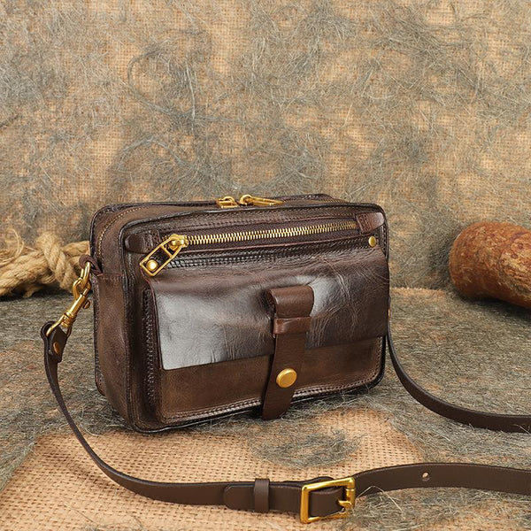 Ladies-Quilted-Leather-Side-Bag-Cross-Shoulder-Bag-Purse-For-Women-Badass