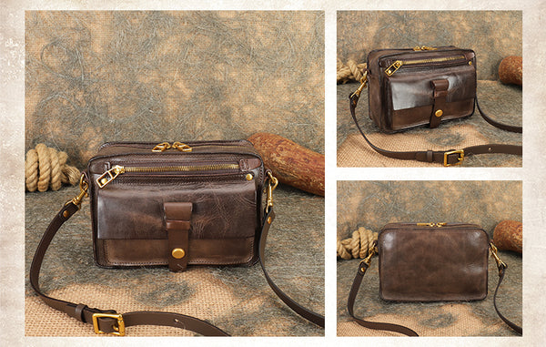 Ladies-Quilted-Leather-Side-Bag-Cross-Shoulder-Bag-Purse-For-Women-Cowhide