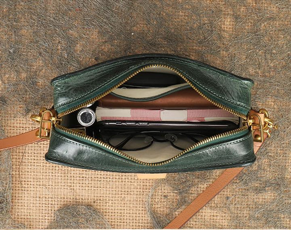 Ladies-Quilted-Leather-Side-Bag-Cross-Shoulder-Bag-Purse-For-Women-Handmade