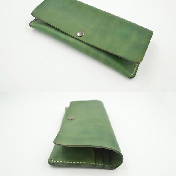 Ladies Slim Leather Billfolds Purse Long Wallets for Women Designer