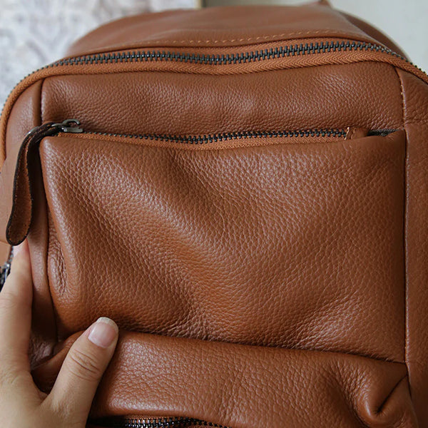 Ladies Small Black Leather Backpack Bag Leather Rrucksack Bag Cool