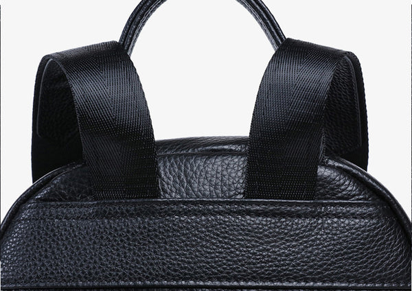 Ladies Small Black Leather Rucksack Leather Women's Backpack Purses Original