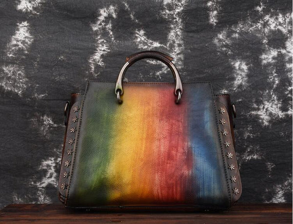 Ladies Small Leather Crossbody Bag Purse Genuine Leather Handbags For Women