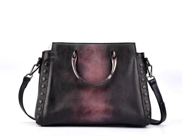 Ladies Small Leather Crossbody Bag Purse Genuine Leather Handbags For Women Outside