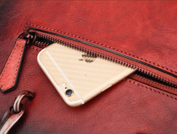 Ladies Small Leather Crossbody Bag Purse Genuine Leather Handbags For Women Side