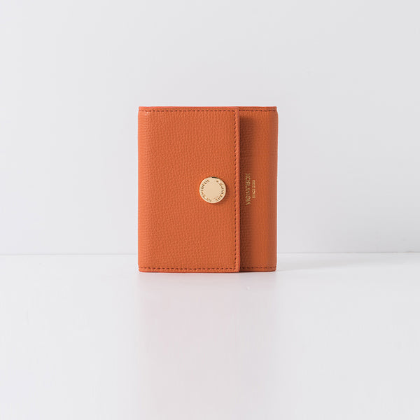 Ladies Small Leather Wallet Purse Short Leather Wallets for Women beautiful