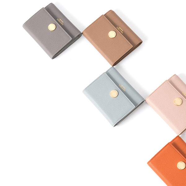 Ladies Small Leather Wallet Purse Short Leather Wallets for Women cool