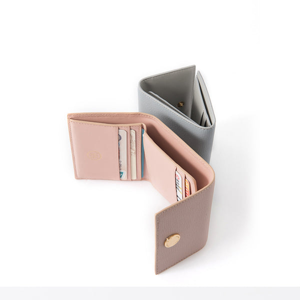 Ladies Small Leather Wallet Purse Short Leather Wallets for Women designer