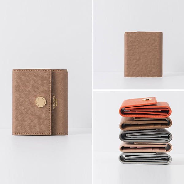 Ladies Small Leather Wallet Purse Short Leather Wallets for Women stylish