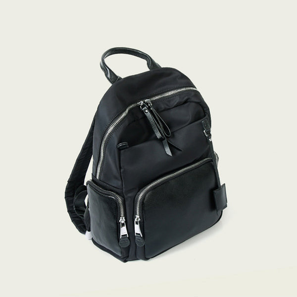 Ladies Small Nylon Backpack Purse Rucksack For Women Cool