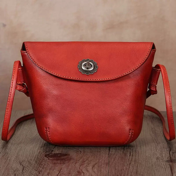 Womens Black Leather Crossbody Side Bags For Women