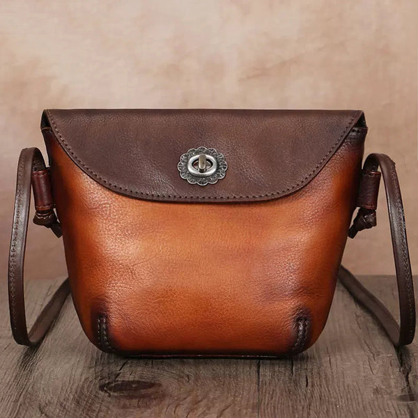 Vintage Women's Satchel Shoulder Bag Genuine Leather Crossbody Bags
