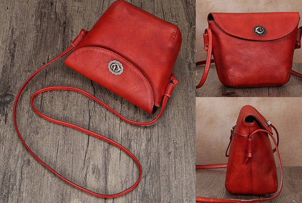 Ladies Small Over The Shoulder Purse Leather Crossbody Bags Elegant