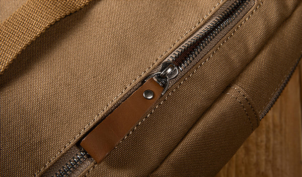 Ladies Square Cnvas and Leather Rucksack Purse Hiking Backpack Bag with Pockets for Women Cute