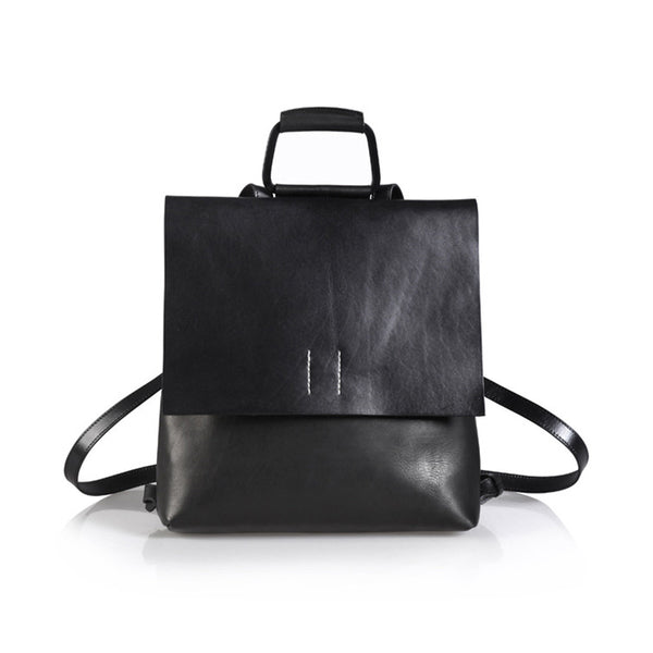 Ladies Tan Leather Elegant Backpack Bag