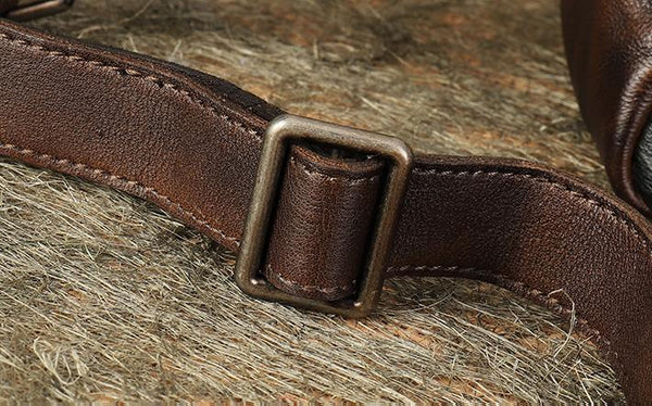 Ladies Vintage Leather Crossbody Bag Side Bags For Women Details