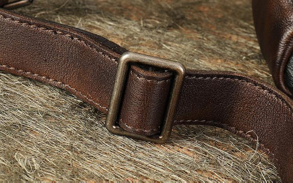 Ladies Vintage Leather Crossbody Bag Side Bags For Women Details