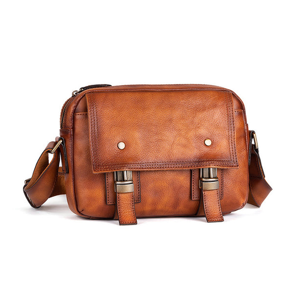 Ladies Vintage Leather Satchel Bag Shoulder Strap Bag For Women Designer