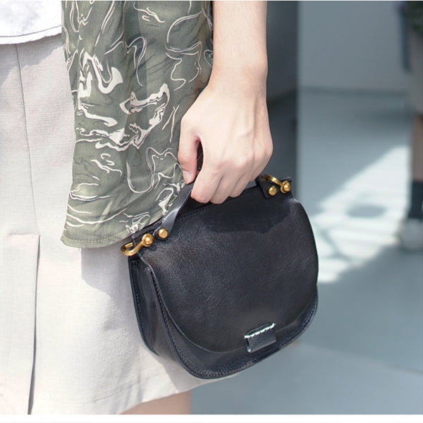 Leather Crossbody Purse Cross Shoulder Bag For Women Badass