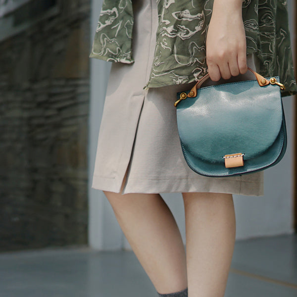 Leather Crossbody Purse Cross Shoulder Bag For Women Gift
