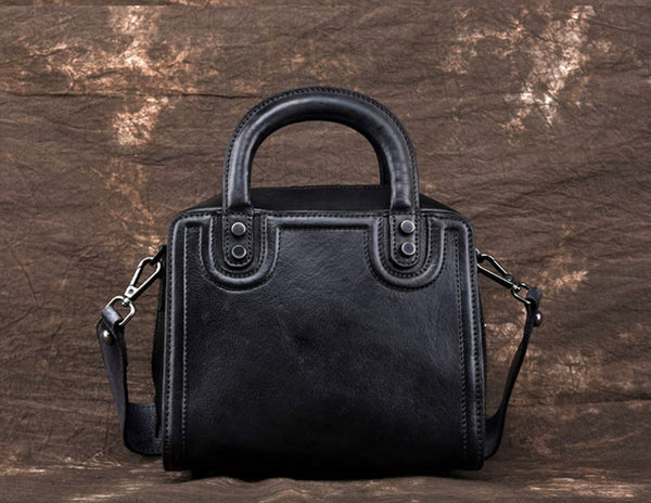 Leather Women Cube Bag Leather Handbags Crossbody Bags for Women Unique