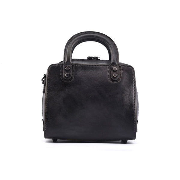 Leather Women Cube Bag Leather Handbags Crossbody Bags for Women cute