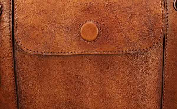 Medium Women's Western Cowhide Leather Crossbody Purse Satchel Bag For Ladies Details