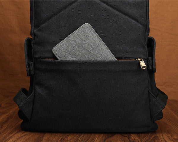 Ladies Canvas Drawstring Backpack Purse Travel Backpack Rucksack For Women