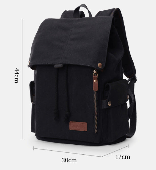 Ladies Canvas Drawstring Backpack Purse Travel Backpack Rucksack For Women