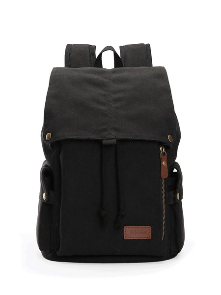 Ladies Canvas Drawstring Backpack Purse Travel Backpack Rucksack For Women