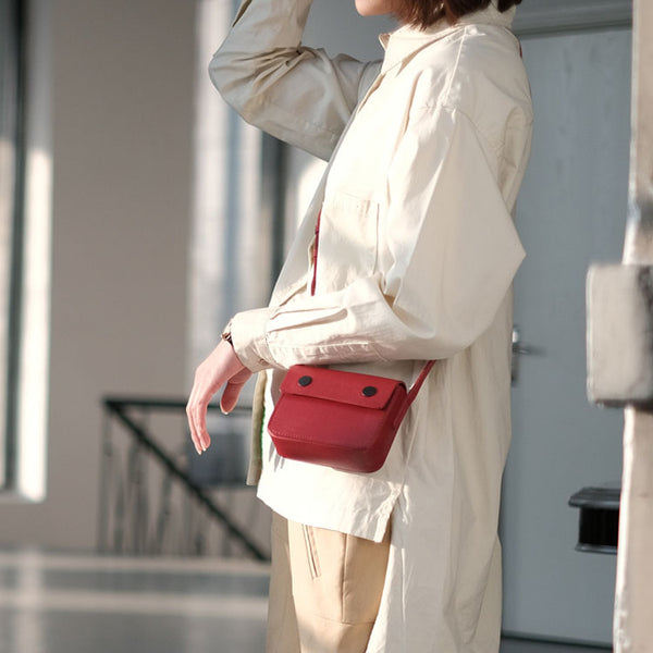 Mini Ladies Leather Crossbody Satchel Purse Sling Bag for Women Boutique