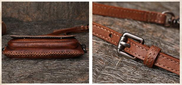 Womens Small Over The Shoulder Bags Green Leather Crossbody Purse For Women