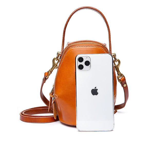 Mini Womens Leather Crossbody Sling Bag Purse Shoulder Handbags for Women Chic