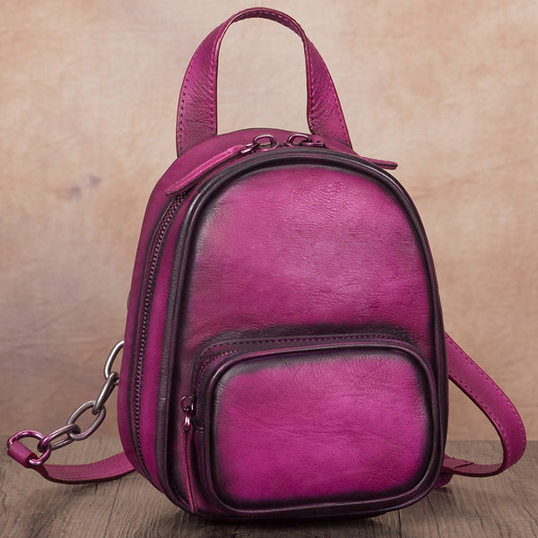 Mini Womens Cute Leather Crossbody Handbag Purse Side Bag for Women Chic