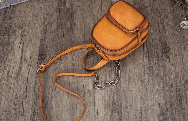 Mini Womens Cute Leather Crossbody Handbag Purse Side Bag for Women Durable