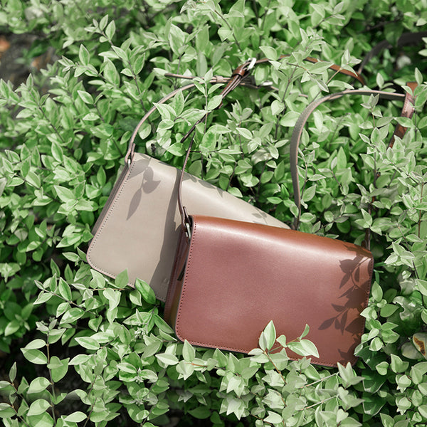 Minimalist Leather Women Satchel Bag Leather Crossbody Bags for Women Accessories