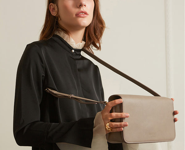 Minimalist Leather Women Satchel Bag Leather Crossbody Bags for Women Details