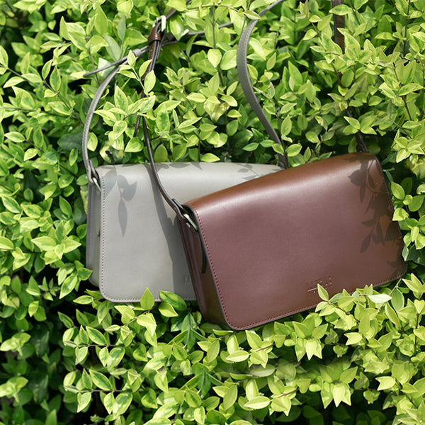 Minimalist Leather Women Satchel Bag Leather Crossbody Bags for Women cute