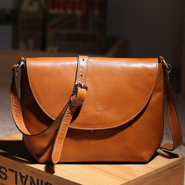 Minimalist Women Brown Leather Satchel Bag Crossbody Bags Purses for Women Black