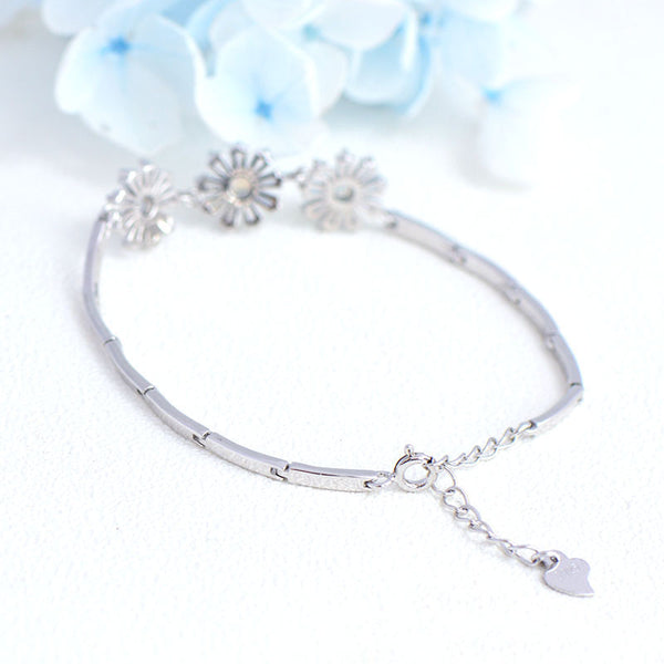 Moonstone Bracelet Gold Sterling Silver Jewelry Accessories Women beautiful