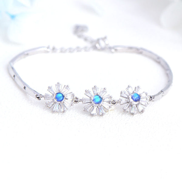 Moonstone Bracelet Gold Sterling Silver Jewelry Accessories Women