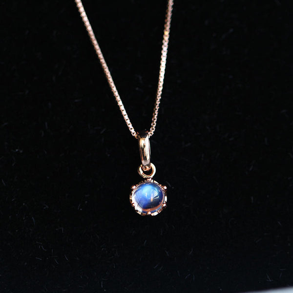 Moonstone Pendant Necklace Silver Handmade June Birthstone Gemstone Jewelry Women adorable